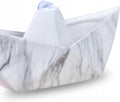 Ceramiczna fontanna stołowa LED 32 cm z efektem marmuru
