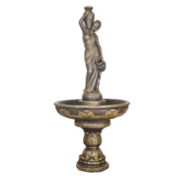 Betonowa fontanna ogrodowa Egipcjanka z kaskadą Ceberek